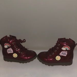 Carter’s Burgundy Combat Boots
